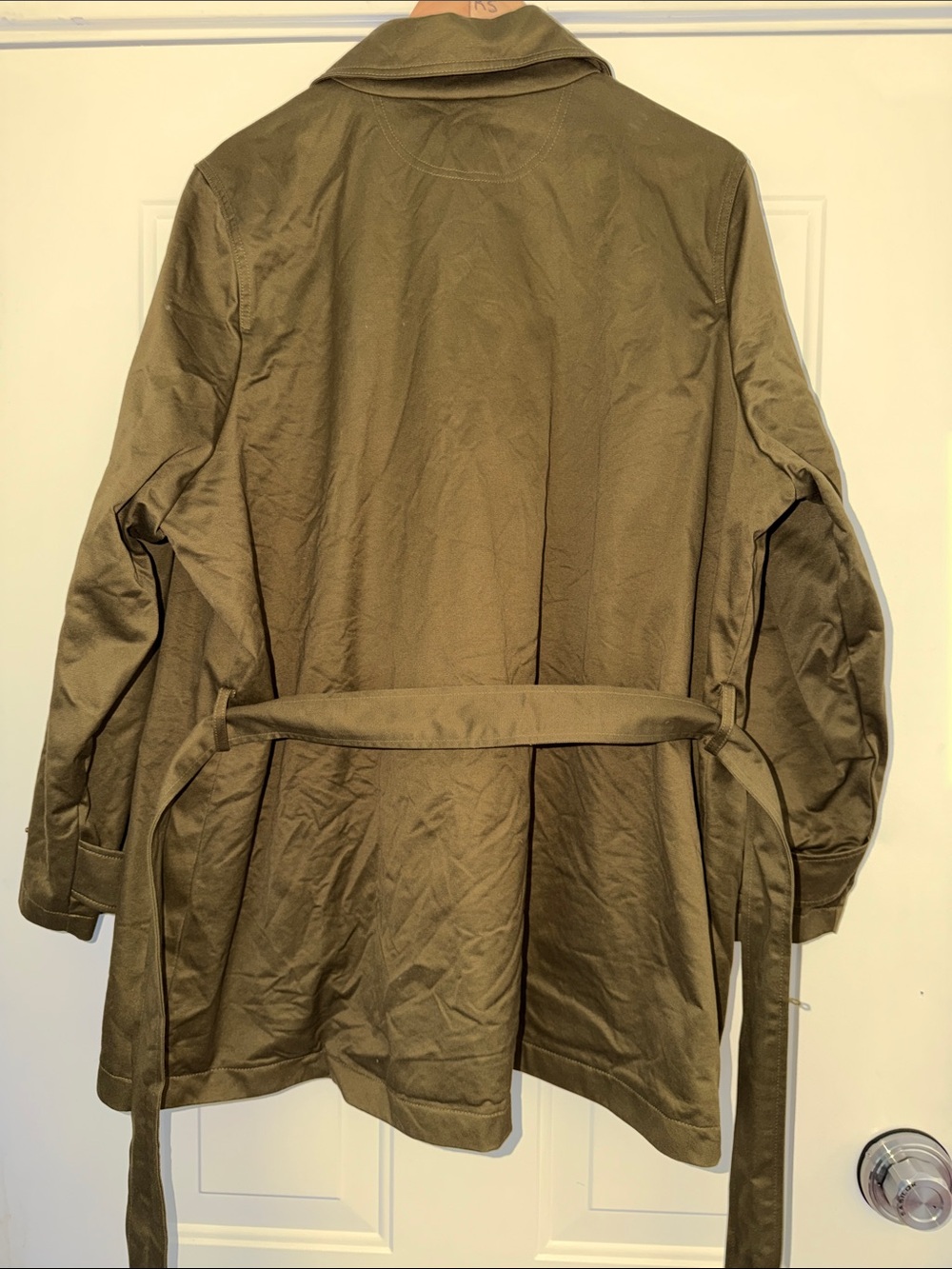 Caslon Olive Utility Tie-Waist Jacket. Size 3X - Picture 6 of 8